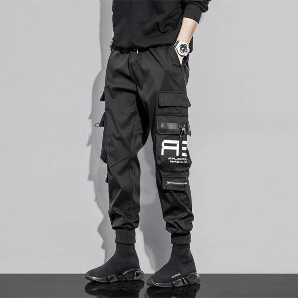 Men'S Spring And Autumn Fleece Tooling Pants: Functional Multi-Pocket Cargo Pants - Image 5