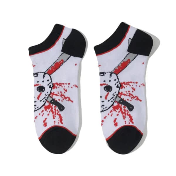 Cotton Anime Cartoon Boat Socks Spring And Summer Short Tube Comic Men'S And Women'S Socks Black Friday Socks-5Prs - Image 6