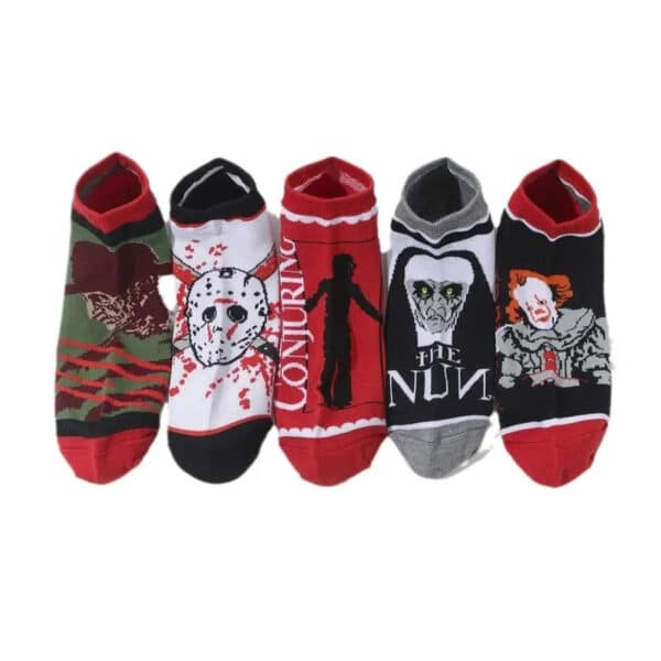 Cotton Anime Cartoon Boat Socks Spring And Summer Short Tube Comic Men'S And Women'S Socks Black Friday Socks-5Prs - Image 5