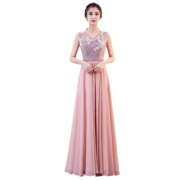 Evening Dress Women'S New Long Temperament Banquet Slim And Elegant Annual Meeting Host Royal Blue Dress Summer - Image 5