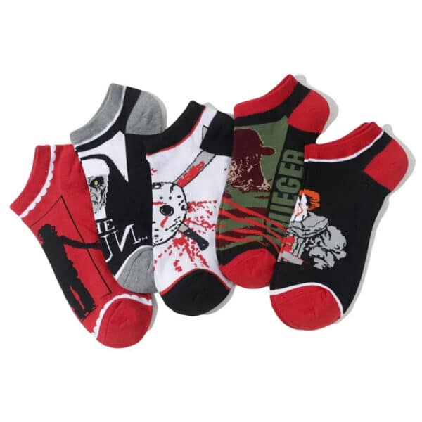 Cotton Anime Cartoon Boat Socks Spring And Summer Short Tube Comic Men'S And Women'S Socks Black Friday Socks-5Prs - Image 3