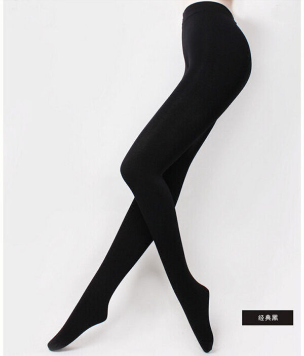 Spring And Autumn 150Kg Extra Large Size Medium And Thick Stockings Velvet Pantyhose Plus Fat Extra Size Fat Mm Crotch Bottom Legging - Image 15