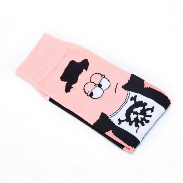 Men'S Cotton Cartoon Animation Cotton Wholesale Sports And Leisure Straight Medium Tube Tide Socks-5Prs - Image 13