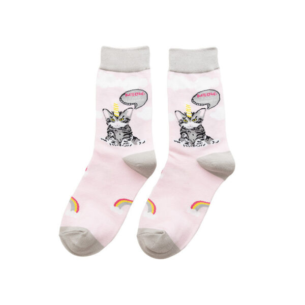 Men'S Four Seasons Women'S Socks Cotton Personality Trend Stockings Cute Women'S Tide Socks-5Prs - Image 10