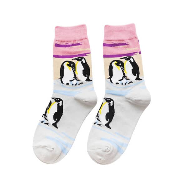 Women'S Cotton Sock Women'S Men'S Cute Pattern Socks Women'S Cartoon Trend Socks-5Prs - Image 10