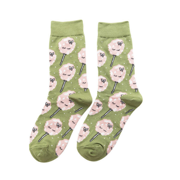 Women'S Socks Hip-Hop Trend Women'S Mid-Tube Cotton Socks Cartoon Personalized Socks Cute Man-5Prs - Image 10