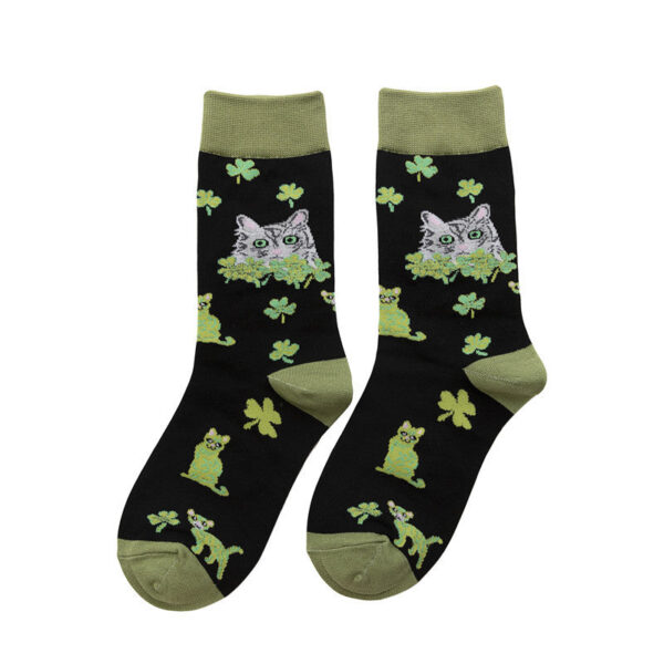 Men'S Four Seasons Women'S Socks Cotton Personality Trend Stockings Cute Women'S Tide Socks-5Prs - Image 6