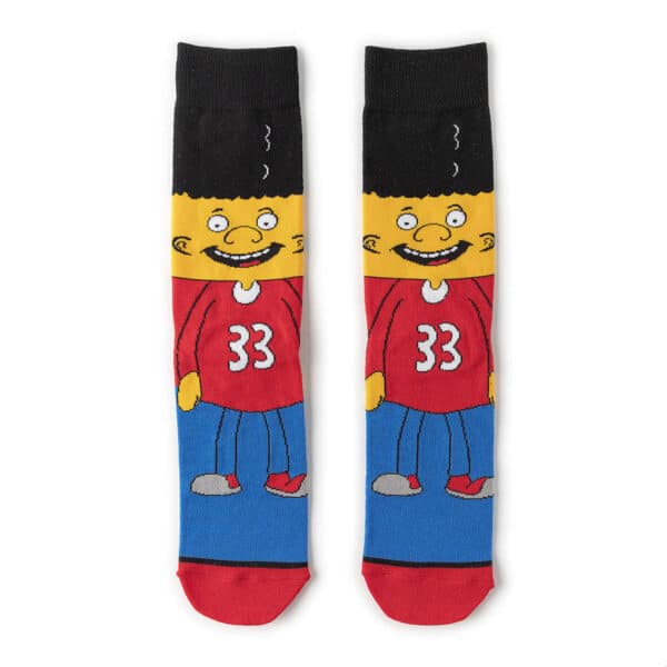 Male Cotton Animation Men'S Women'S Cartoon Socks Men'S Socks Medium Stockings Combed Cotton Socks-5Prs - Image 6