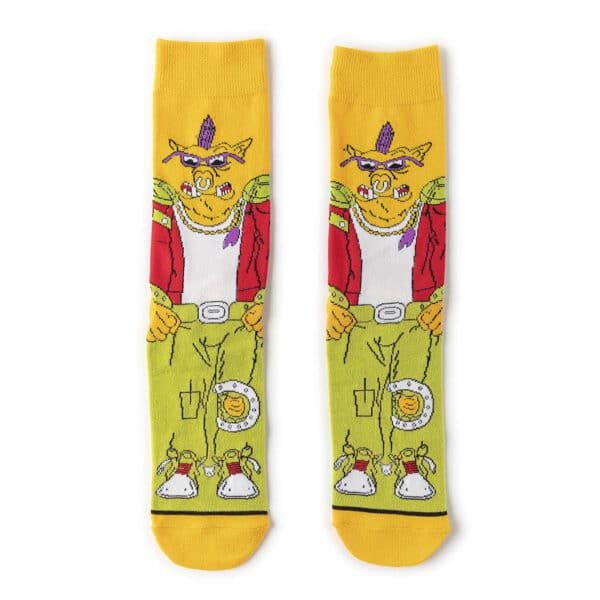 Male Cotton Animation Men'S Women'S Cartoon Socks Men'S Socks Medium Stockings Combed Cotton Socks-5Prs - Image 7