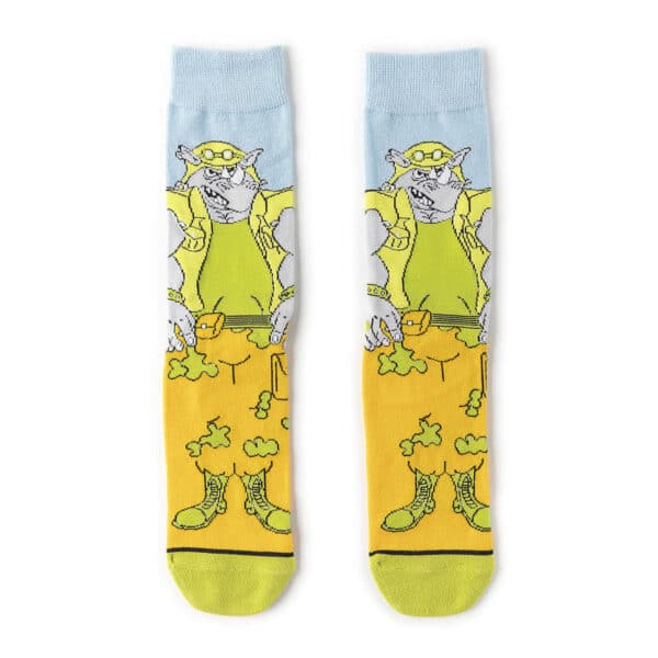 Male Cotton Animation Men'S Women'S Cartoon Socks Men'S Socks Medium Stockings Combed Cotton Socks-5Prs - Image 9