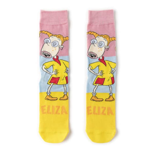 Medium Tube Personalized Animation Cartoon Comic Socks Male And Female Skateboard Cotton Socks-5Prs - Image 8