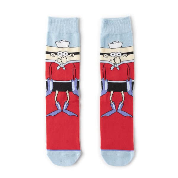 Medium Tube Personalized Animation Cartoon Comic Socks Male And Female Skateboard Cotton Socks-5Prs - Image 13