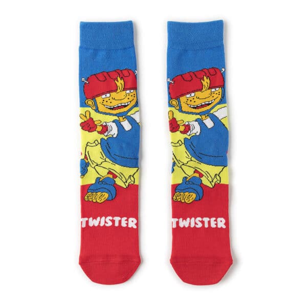 Medium Tube Personalized Animation Cartoon Comic Socks Male And Female Skateboard Cotton Socks-5Prs - Image 15