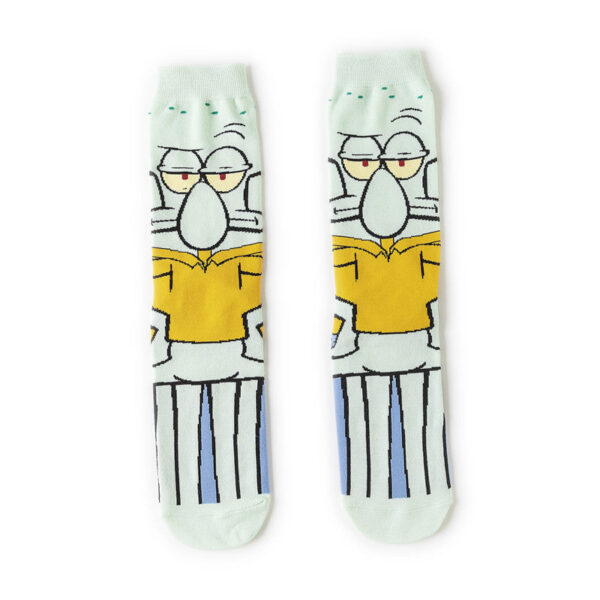 Male Cotton Cartoon Female Pattern Medium Tube Animation Socks Personalized Ins Trendy Cotton Socks-5Prs - Image 8