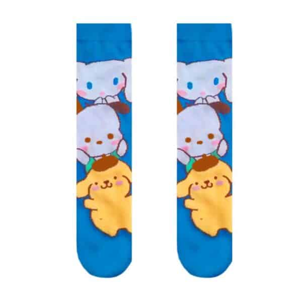 Women'S Four Seasons Women'S Cotton Animation Male Manufacturer Hello Kitty Ins Trendy Socks Men'S Socks-5Prs - Image 6