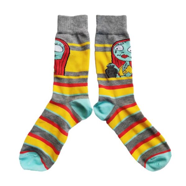 Men'S Wholesale Cotton Socks Large Size Cotton Animation Four Seasons Manufacturers Casual Halloween Beautiful Women Socks-5Prs - Image 9