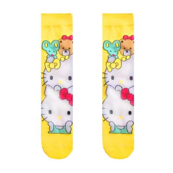 Women'S Four Seasons Women'S Cotton Animation Male Manufacturer Hello Kitty Ins Trendy Socks Men'S Socks-5Prs - Image 10
