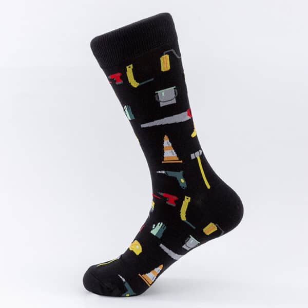 Men'S Socks Large Size Stockings Large Cotton Socks Large Medium Tube Sports Socks-5Prs - Image 37