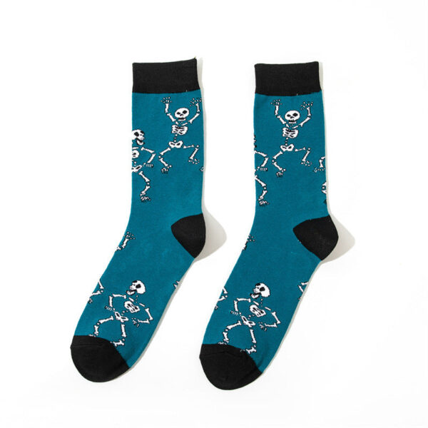 Male Medium Tube Personality Pattern Men'S Animation Women'S Wholesale Socks Long Tube Comic Film Socks-5Prs - Image 14