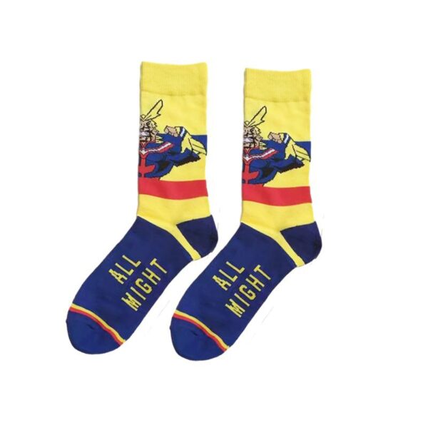 Men'S Medium Tube Wholesale Four Seasons Animation Men'S Socks Hero College Women Ins Cotton Casual Socks-5Prs - Image 9