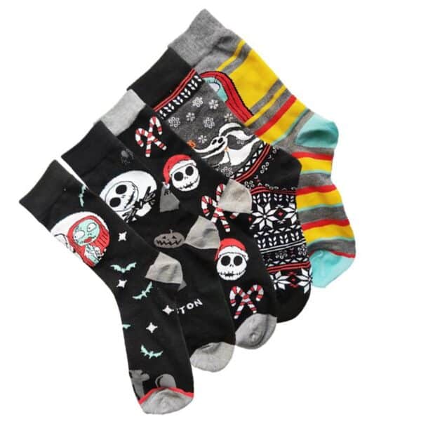 Men'S Wholesale Cotton Socks Large Size Cotton Animation Four Seasons Manufacturers Casual Halloween Beautiful Women Socks-5Prs - Image 10