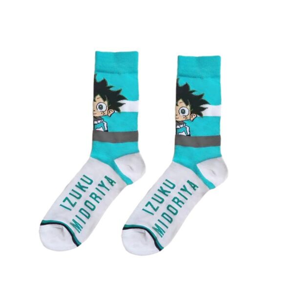 Men'S Medium Tube Wholesale Four Seasons Animation Men'S Socks Hero College Women Ins Cotton Casual Socks-5Prs - Image 10