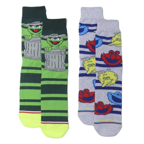 Wholesale Men'S Cartoon Socks Cotton Medium Tube Tide Socks Sesame Street Cute Women Ins Socks-5Prs - Image 5