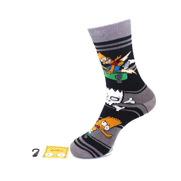 Socks Men'S Cotton Tide Socks Wholesale Casual Ins Wholesale Socks-5Prs - Image 2