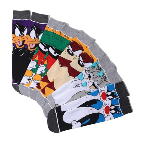 Wholesale Trendy Men'S Cotton Cartoon Tube Socks Stockists Women'S Animation Personalized Socks-5Prs - Image 4