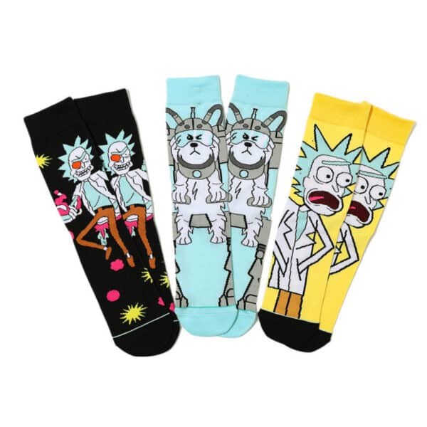 Men'S Cotton Socks And Women'S Animation Medium Tube Men'S Socks Wholesale Medium Tube Couple Socks-5Prs - Image 3