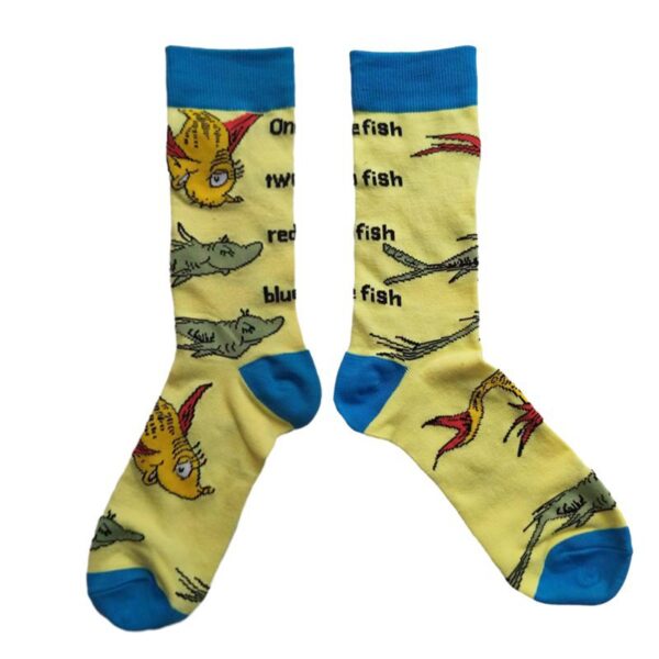 Christmas Cotton Men'S Four Seasons Cartoon Tide Socks Men'S Socks Animal Socks-5Prs - Image 7