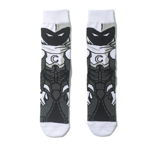 Cotton Men'S Medium Tube Cartoon Sock Anime Women'S Movie Socks Daredevil Socks Long Tube Tide Socks-5Prs - Image 8