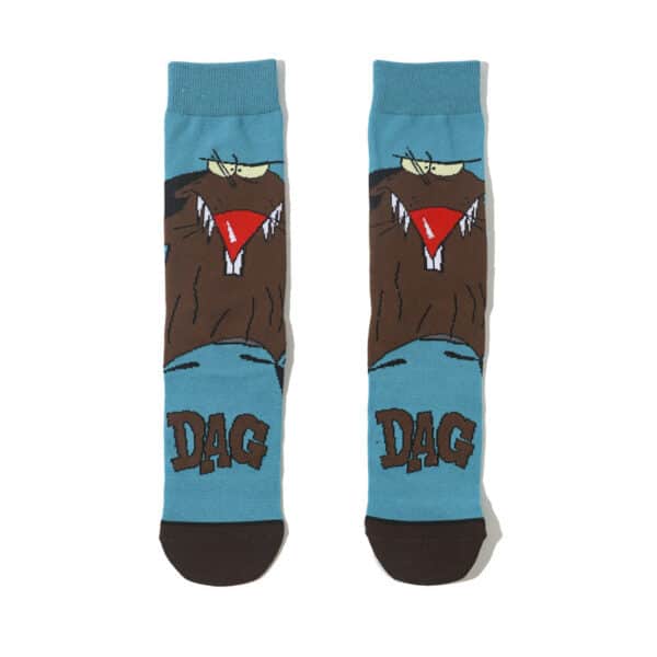 Male Parasite Cartoon Tide Socks Women'S Medium Tube Men'S Sponge Socks Long Tube Cotton Animation Socks-5Prs - Image 15