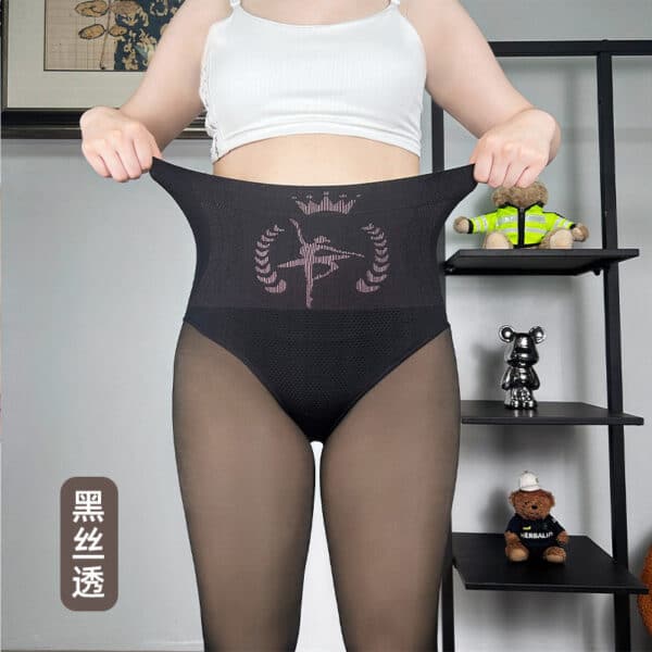 Large Size High Waist Water Light Socks Tall Extended Bare Leg Artifact Female Outer Wear Autumn And Winter Velvet Thickened Nude Pantyhose - Image 13