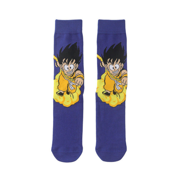 Men'S Dragon Ball Socks Animation Movie Medium Tube Cotton Socks Cartoon Women'S Stockings Men'S Socks Trend Cotton Socks-5Prs - Image 9