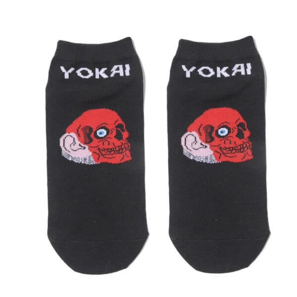 Male Japanese Monster Animation Socks Female Cotton Monster Story Sock Cartoon Personality Trend Boat Socks-5Prs - Image 6