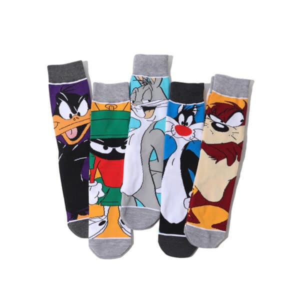 Wholesale Trendy Men'S Cotton Cartoon Tube Socks Stockists Women'S Animation Personalized Socks-5Prs - Image 3