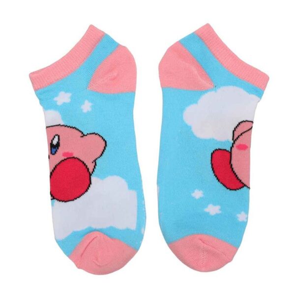 Female Wholesale Male Star Kirby Tide Socks Manufacturer Socks Cartoon Four Seasons Boat Socks Cute Cotton Short Socks-5Prs - Image 7