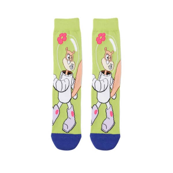Tide Socks Cotton Cute Animation Socks Cartoon Men'S Flower Socks Medium Tube Socks Women'S Stockings-5Prs - Image 7