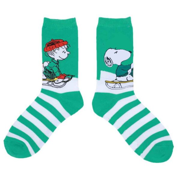 Cotton Christmas Anime Trendy Socks Men'S Socks Snoopy Women'S Mid-Tube Cotton Sleigh Gift Socks-5Prs - Image 7
