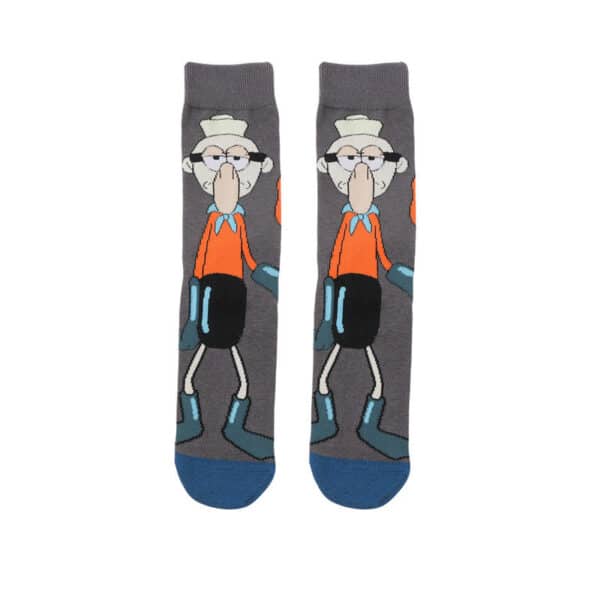 Tide Socks Cotton Cute Animation Socks Cartoon Men'S Flower Socks Medium Tube Socks Women'S Stockings-5Prs - Image 8
