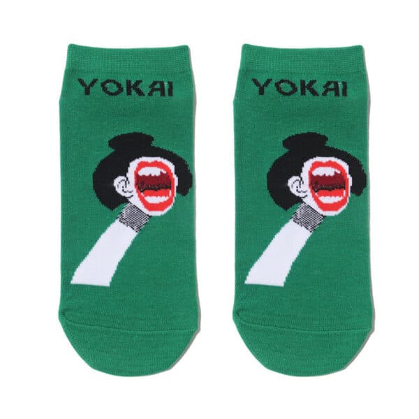 Male Japanese Monster Animation Socks Female Cotton Monster Story Sock Cartoon Personality Trend Boat Socks-5Prs - Image 10