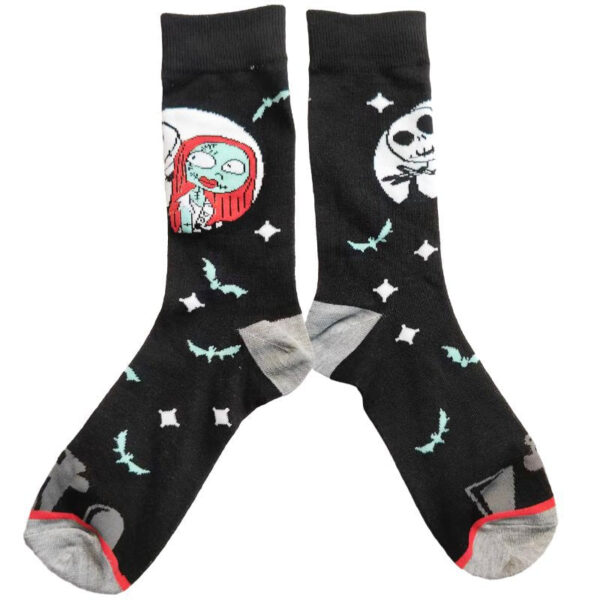 Men'S Wholesale Cotton Socks Large Size Cotton Animation Four Seasons Manufacturers Casual Halloween Beautiful Women Socks-5Prs - Image 5