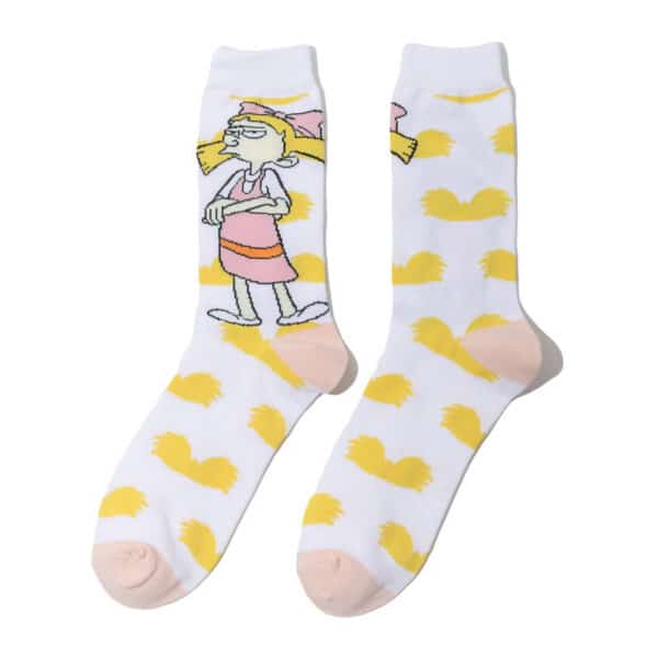 Male Personality Medium Tube Cotton Sponge Cartoon Crab Boss Female Cartoon Long Tube Animation Men'S Socks-5Prs - Image 12