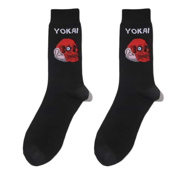 Male Japanese Monster Animation Socks Female Cotton Monster Story Sock Cartoon Personality Trend Boat Socks-5Prs - Image 13