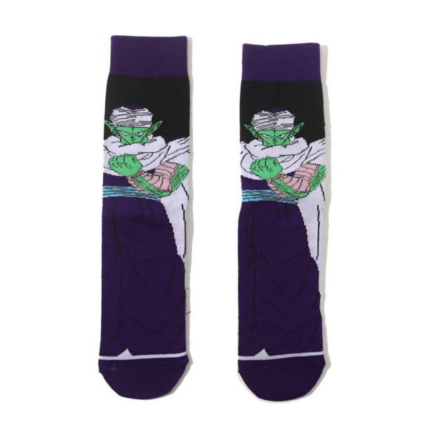 Men'S Dragon Ball Cotton Long Tube Tide Socks Four Seasons Medium Tube Women'S Animation Animation Men'S Socks-5Prs - Image 10