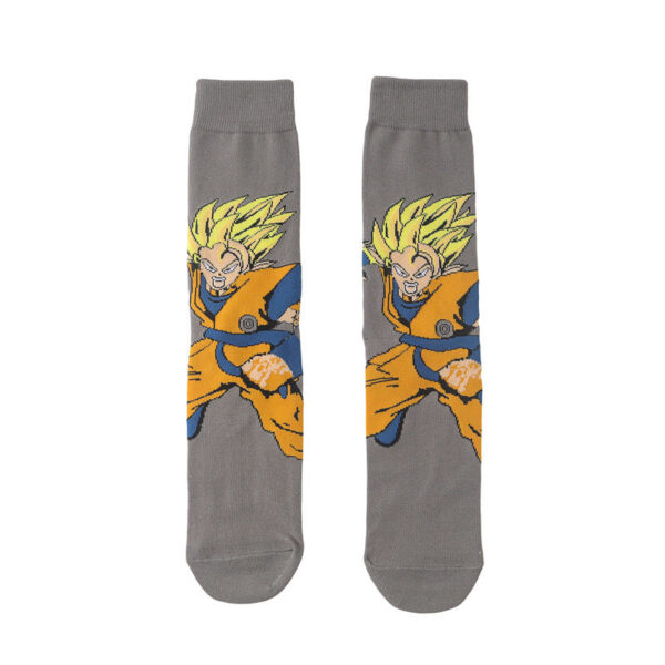 Men'S Dragon Ball Socks Animation Movie Medium Tube Cotton Socks Cartoon Women'S Stockings Men'S Socks Trend Cotton Socks-5Prs - Image 6