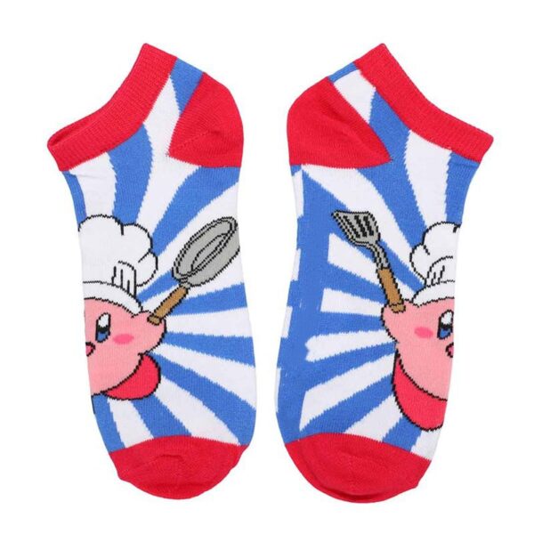 Female Wholesale Male Star Kirby Tide Socks Manufacturer Socks Cartoon Four Seasons Boat Socks Cute Cotton Short Socks-5Prs - Image 10