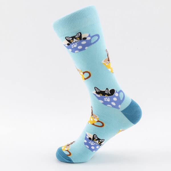 Men'S Socks Large Size Stockings Large Cotton Socks Large Medium Tube Sports Socks-5Prs - Image 42