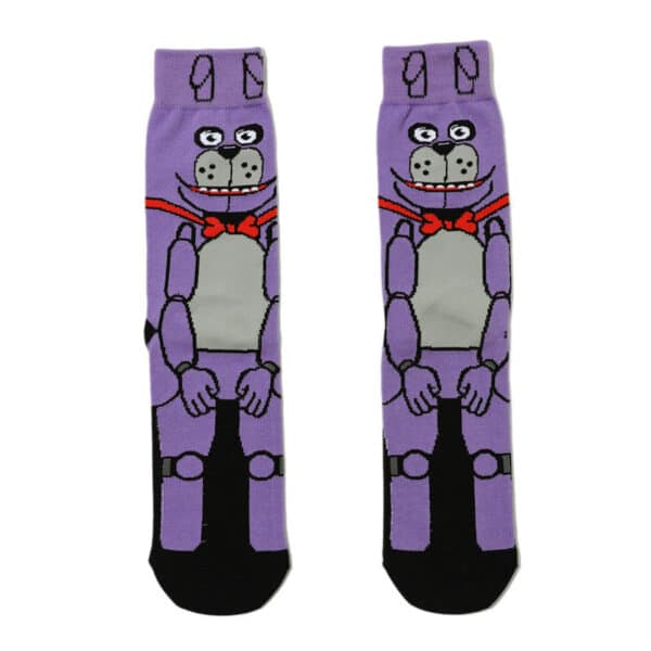 Male Cartoon Animation Cotton Socks Sports Female Robot Dog Casual Medium Tube Men'S Socks Comic Socks-5Prs - Image 6